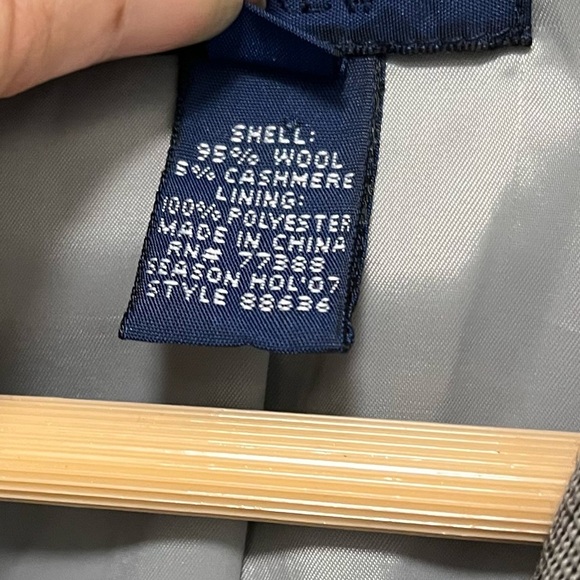 J. Crew Wool & Cashmere Blend Grey Blazer XS / 2 - Picture 4 of 13